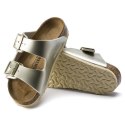 Klapki dziewczęce Birkenstock Arizona Kids Birko-Flor Electric Metallic Gold narrow wąskie (1014841) 30.0
