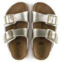 Klapki dziewczęce Birkenstock Arizona Kids Birko-Flor Electric Metallic Gold narrow wąskie (1014841) 30.0