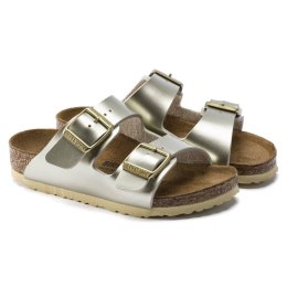Klapki dziewczęce Birkenstock Arizona Kids Birko-Flor Electric Metallic Gold narrow wąskie (1014841) 31.0