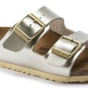 Klapki dziewczęce Birkenstock Arizona Kids Birko-Flor Electric Metallic Gold narrow wąskie (1014841) 31.0