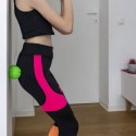 Wałek do masażu i rehabilitacji Tullo duoball 15,5 cm czerwony 446 N/A