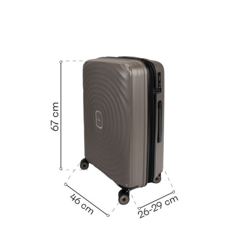 Walizka SwissBags Echo 67 cm 17783 szampański uniw Walizka SwissBags Echo 67 cm 17783 szampański uniw