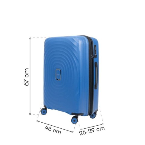 Walizka SwissBags Echo 67 cm 17786 morski uniw Walizka SwissBags Echo 67 cm 17786 morski uniw