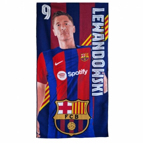 Ręcznik FC Barcelona ręcznik plażowy Robert Lewandowski mikrofibra 70X140 120003 wielokolorowy Ręcznik FC Barcelona ręcznik plażowy Robert Lewandowski mikrofibra 70X140 120003 wielokolorowy