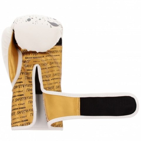 Rękawice bokserskie MJE - RPU-ART0101709-GOLD-8OZ 6 oz Rękawice bokserskie MJE - RPU-ART0101709-GOLD-8OZ 6 oz