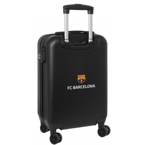 Walizka FC Barcelona kabinowa podręczna na kółkach 612425851 czarny Walizka FC Barcelona kabinowa podręczna na kółkach 612425851 czarny