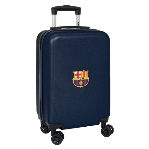 Walizka FC Barcelona kabinowa podręczna na kółkach 612429851 granatowy Walizka FC Barcelona kabinowa podręczna na kółkach 612429851 granatowy