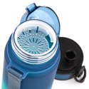Bidon Meteor 350 ml 17657 niebieski/turkusowy uniw