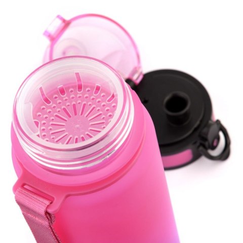 Bidon Meteor 500 ml 17659 różowy/fioletowy uniw Bidon Meteor 500 ml 17659 różowy/fioletowy uniw