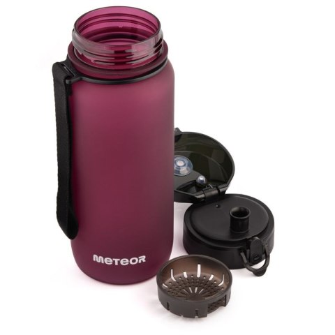 Bidon Meteor 650 ml 17660 bordowy uniw Bidon Meteor 650 ml 17660 bordowy uniw
