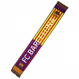 Szalik kibica FC Barcelona bufanda telar scarf 5004BUT24 wielokolorowy