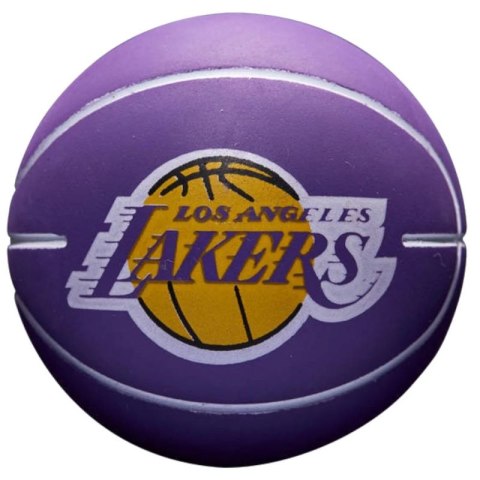 Piłka do koszykówki Wilson NBA Dribbler Los Angeles Lakers Mini Ball WTB1100PDQLAL One size Piłka do koszykówki Wilson NBA Dribbler Los Angeles Lakers Mini Ball WTB1100PDQLAL One size