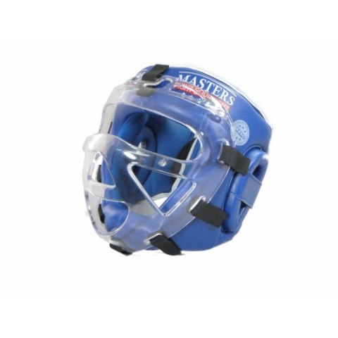 Kask bokserski Masters z maską KSSPU-M (WAKO APPROVED) 02119891-M02 niebieski+M Kask bokserski Masters z maską KSSPU-M (WAKO APPROVED) 02119891-M02 niebieski+M