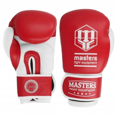 Rękawice bokserskie skórzane MASTERS RBT-TRW 01210-02 niebieski Rękawice bokserskie skórzane MASTERS RBT-TRW 01210-02 niebieski