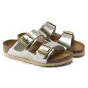 Klapki dziewczęce Birkenstock Arizona Kids Birko-Flor Electric Metallic Gold narrow wąskie (1014841) 35.0