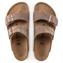 Klapki męskie brązowe Birkenstock Arizona Tabacco Brown narrow wąskie (0352203) 41.0