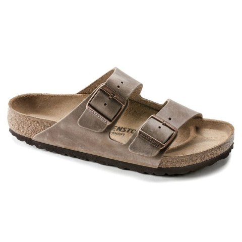 Klapki męskie brązowe Birkenstock Arizona Tabacco Brown narrow wąskie (0352203) 41.0 Klapki męskie brązowe Birkenstock Arizona Tabacco Brown narrow wąskie (0352203) 41.0