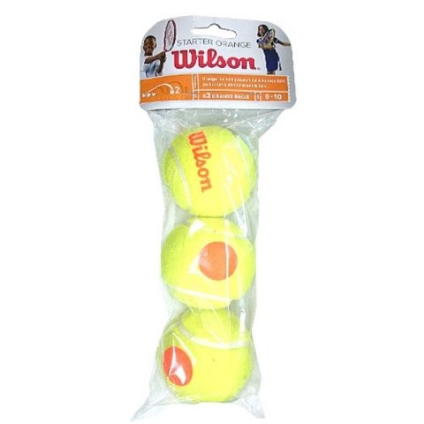 Piłki tenisowe Wilson Starter Orange Junior 3szt N/A
