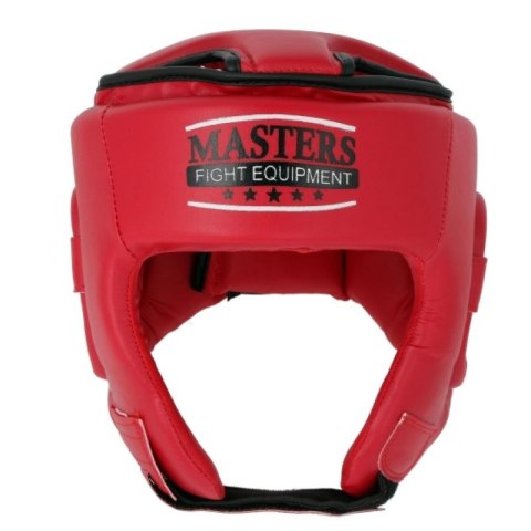Kask bokserski Masters Ktop-Pu Wako Approved M 02251-02M czerwony+M Kask bokserski Masters Ktop-Pu Wako Approved M 02251-02M czerwony+M