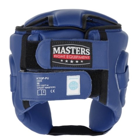 Kask bokserski Masters Ktop-Pu Wako Approved M 02251-02M czerwony+M Kask bokserski Masters Ktop-Pu Wako Approved M 02251-02M czerwony+M