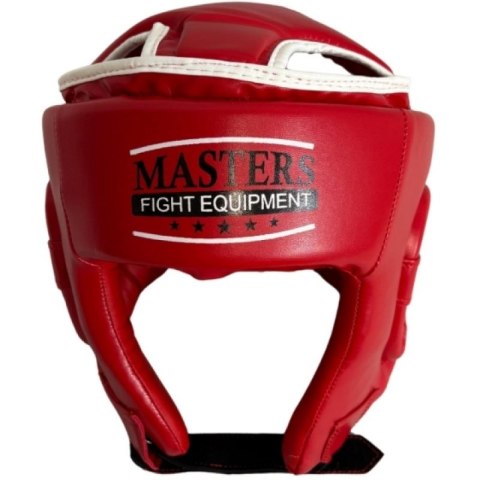 Kask bokserski Masters Ktop-Pu Wako Approved M 02251-02M czerwony+M Kask bokserski Masters Ktop-Pu Wako Approved M 02251-02M czerwony+M