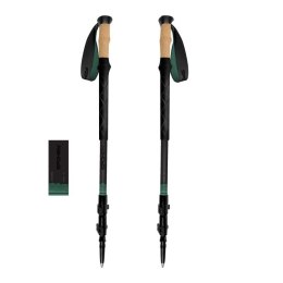 Kije trekkingowe Spokey Zodiac 105-135 cm trzysegmentowe SPK-944819 Czarny