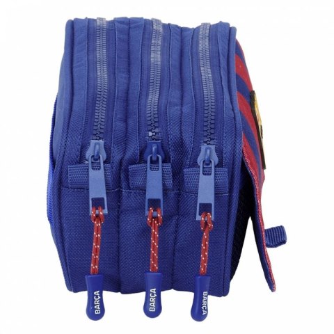 Piórnik FC Barcelona big triple pencil case 812429710 wielokolorowy Piórnik FC Barcelona big triple pencil case 812429710 wielokolorowy