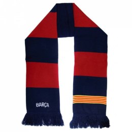Szalik kibica FC Barcelona dwustronny double vertical scarf 5004BUD22 wielokolorowy