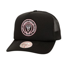 Czapka z daszkiem Mitchell & Ness Inter Miami CF MLS Evergreen trucker HT8611-IMCBLCK OSFM