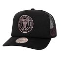 Czapka z daszkiem Mitchell & Ness Inter Miami CF Trucker HT10070-IMCBLCK OSFM