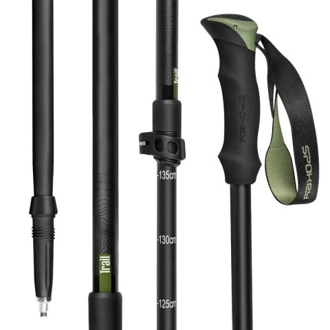 Kije trekkingowe Spokey Trail SPK-945416 105-135cm Kije trekkingowe Spokey Trail SPK-945416 105-135cm