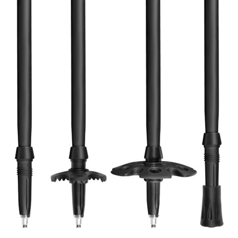 Kije trekkingowe Spokey Zodiac 105-135 cm trzysegmentowe SPK-944819 Czarny Kije trekkingowe Spokey Zodiac 105-135 cm trzysegmentowe SPK-944819 Czarny