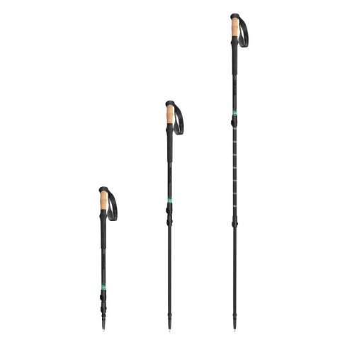 Kije trekkingowe Spokey Zodiac 105-135 cm trzysegmentowe SPK-944819 Czarny Kije trekkingowe Spokey Zodiac 105-135 cm trzysegmentowe SPK-944819 Czarny
