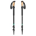 Kije trekkingowe Spokey Zodiac 105-135 cm trzysegmentowe SPK-944819 Czarny