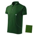 Koszulka polo Malfini Cotton M MLI-21206 zieleń butelkowa S