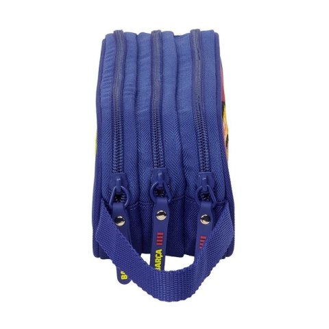 Piórnik FC Barcelona triple pencil case 812529635 wielokolorowy Piórnik FC Barcelona triple pencil case 812529635 wielokolorowy