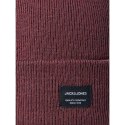 Czapka Jack & Jones Jacdna Beanie Noos M 12092815 bordowa uniwersalny