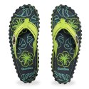 Japonki Gumbies Islander Flip-Flops Lime Hibiscus GU-FFISL148 40