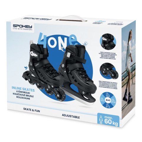 Łyżworolki Spokey 4W1 4One Jr SPK-944620 r. 29-33 29-33 Łyżworolki Spokey 4W1 4One Jr SPK-944620 r. 29-33 29-33
