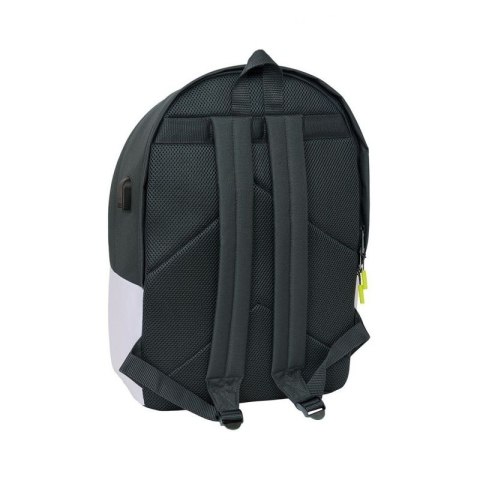 Plecak sportowy Real Madryt z USB i z miejscem na laptopa double backpack 612554820 wielokolorowy Plecak sportowy Real Madryt z USB i z miejscem na laptopa double backpack 612554820 wielokolorowy