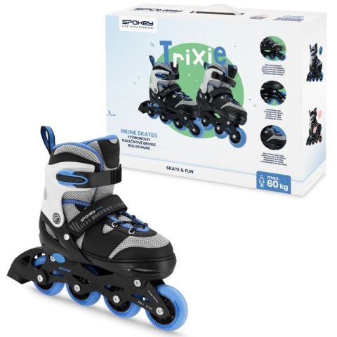 Rolki Spokey Trixie Jr SPK-944628 31-34 BK/BL 31-34 Rolki Spokey Trixie Jr SPK-944628 31-34 BK/BL 31-34