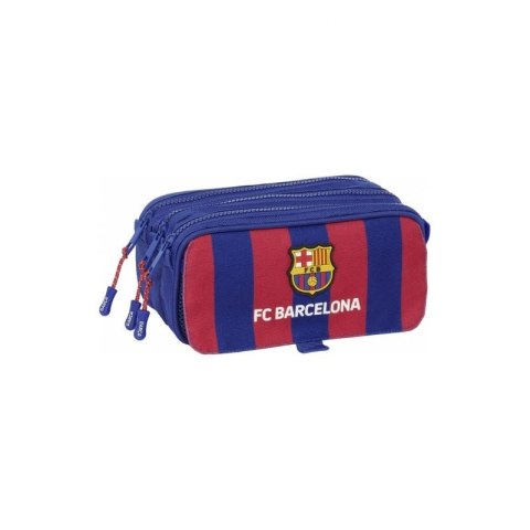 Piórnik FC Barcelona big triple pencil case 812429710 wielokolorowy Piórnik FC Barcelona big triple pencil case 812429710 wielokolorowy