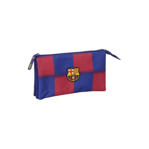 Piórnik FC Barcelona triple pencil case 812529744 wielokolorowy Piórnik FC Barcelona triple pencil case 812529744 wielokolorowy