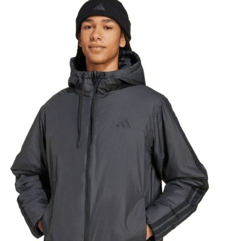 Kurtka adidas Essentials Climawarm 3 Stripes Insulated Hooded M KB8149 M Kurtka adidas Essentials Climawarm 3 Stripes Insulated Hooded M KB8149 M