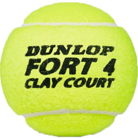 Piłki do tenisa ziemnego Dunlop Fort Clay Court 4szt 601613 N/A Piłki do tenisa ziemnego Dunlop Fort Clay Court 4szt 601613 N/A