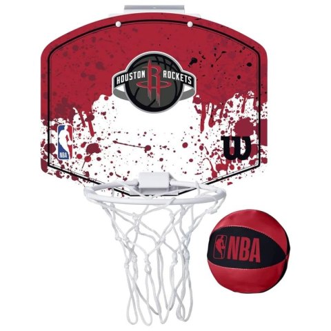 Tablica do koszykówki Wilson NBA Team Houston Rockets Mini Hoop WTBA1302HOU One size Tablica do koszykówki Wilson NBA Team Houston Rockets Mini Hoop WTBA1302HOU One size