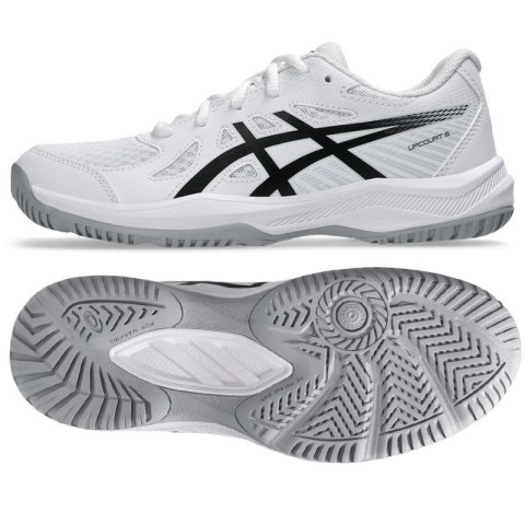 Buty do siatkówki Asics Upcourt 6 GS Jr 1074A045 101 37 1/2 Buty do siatkówki Asics Upcourt 6 GS Jr 1074A045 101 37 1/2