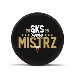 Krążek hokejowy GKS Tychy 6 Mistrz Polski SREBKR-GKS czarny