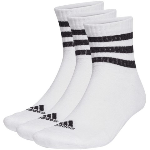 Skarpety adidas 3-Stripes Cushioned Sportswear Mid-Cut Socks 3P HT3456 34-36 Skarpety adidas 3-Stripes Cushioned Sportswear Mid-Cut Socks 3P HT3456 34-36