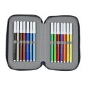 Piórnik z wyposażeniem FC Barcelona double filled pencil case 28 PCS 412225854 granatowy